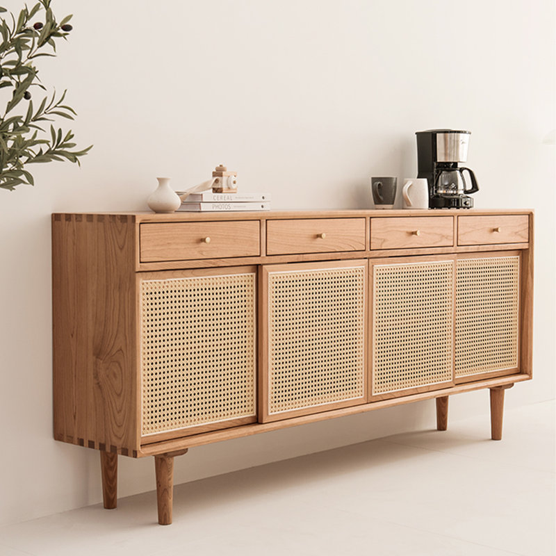 Buffet de rangement Nordic, 31.49" H x 62.98" W x 13.38" D