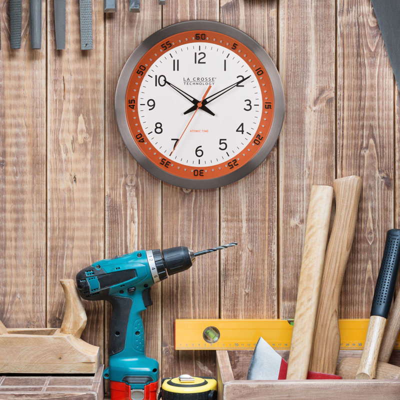 Horloge murale 10 ", Orange