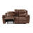 Sadarius Polyester Fabric Console Loveseat with Power Footrest-410499799