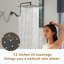 Tête de douche à pluie haute pression à bras réglable 12 pouces TopCRAFT-120281327