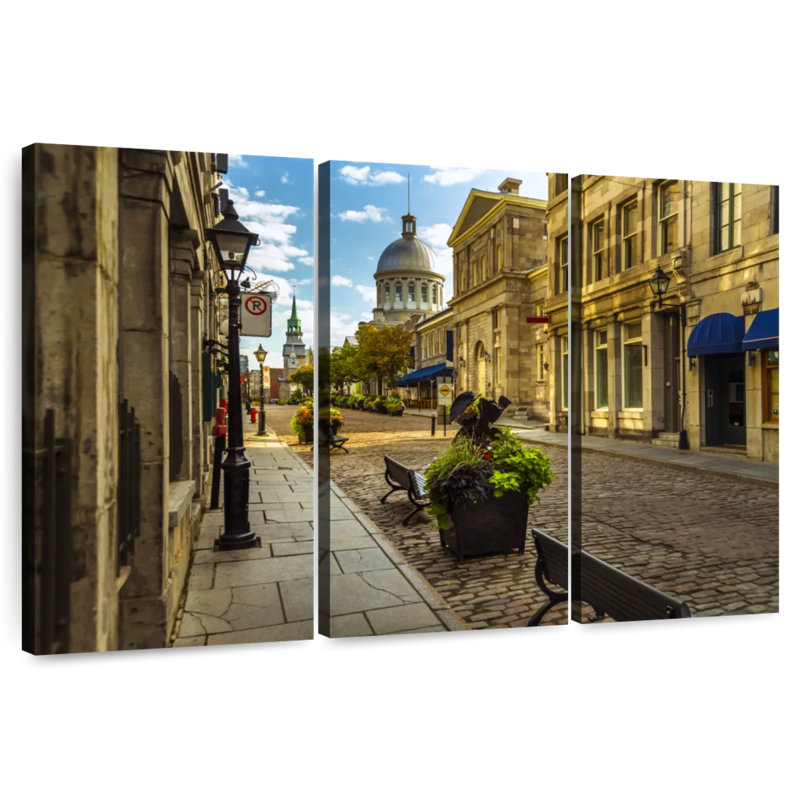 Syd Cobbled Montreal Streets, 48" H x 74" W