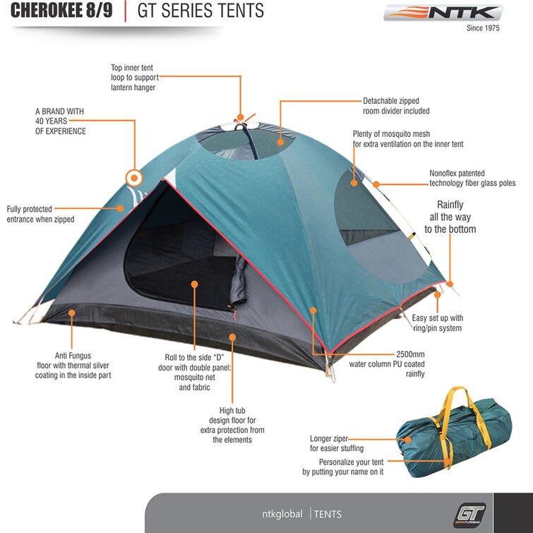 N-T-K tents 9 Person Tent - Wayfair Canada