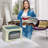 Medium Storage Box Foldable with Window & Handles 4 Pack-690865221