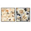 Maisons - Ensemble de 2 collages carrés floraux-101853745-101853746