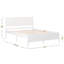 Base de lit plateforme en bois Aurey avec tête et pied de lit à chevrons - Lattes Foundatidon-2129363594-2129363595