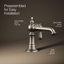 Artifacts® Single Hole Bathroom Faucet with Drain Assembly-11044754