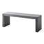 47,79 po. Long banc en bois noir, décor et polyvalent, assemblage rapide, hauteur 17,48 po, esthétique, durable et facile à installer-130904682