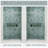 38" - 42" W x 71" H Pivot Swing Semi-Frameless Shower Door  with 1/4" (6mm) Crystal Clear Tempered Glass-107686610