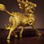 Figurine traditionnelle en laiton Qilin