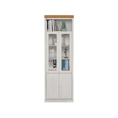 Demetricia 223 cm H x 74 cm W Library Bookcase