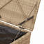 Cushion Box with Storage with Pillow Poly Rattan Outdoor Patio Solution-750007392