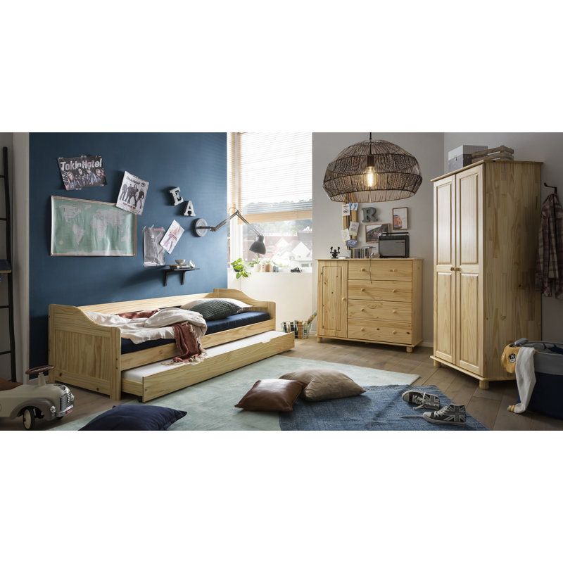 Ludovica 2 Door Solid Wood Wardrobe