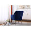 Fauteuil en velours Hulings-121274004