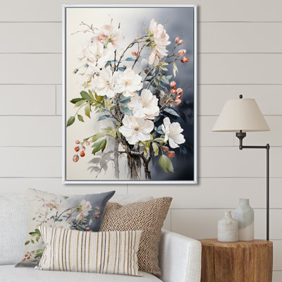 «Lyneisha Asian Art Orchids Flowers II», reproduction sur toile