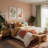 Velvet Throw Pillow Covers,Contrasting colors Pillows Decorative Set of 4-114187992-114187993