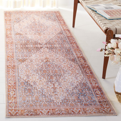 Ziebarth 166 M/W S/R Area Rug In Beige / Rust