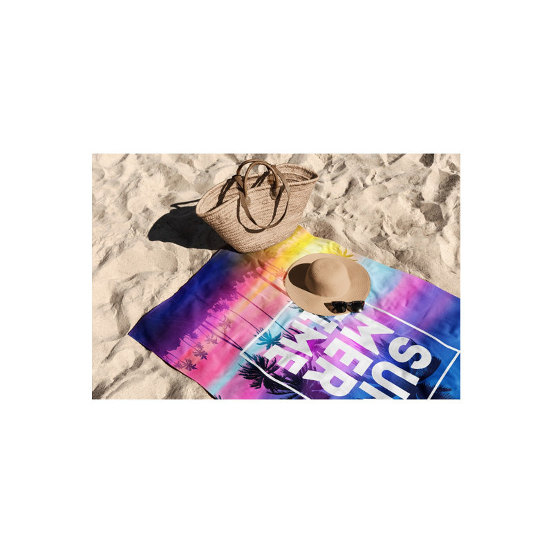 Extra Large Beach Towel, Microfilament Fabric, 27.6 x 51.2 inches | 70% Polyester / 30% Polyamide, Quick-Dry & Lightweight | Perfect for Beach, Pool, or Picnic, Soft & Absorbent for Ultimate Comfort