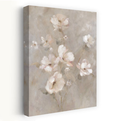 Charmant bouquet de rosé I, art abstrait contemporain contemporain avec fleur naturelle