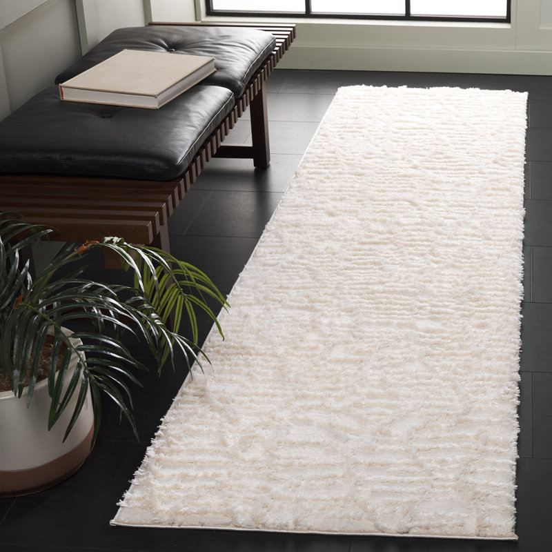 Chineme Shag 900 Performance Abstract Rug, Runner 2'3" x 8'