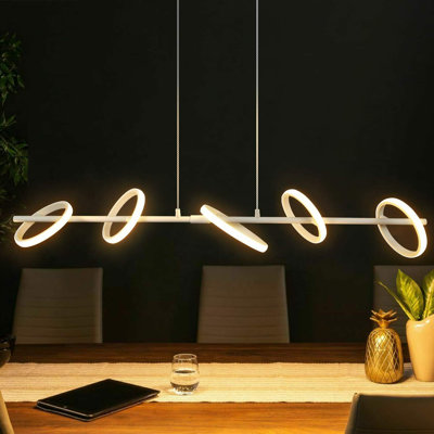 Zoel 1 - Light Kitchen Island Linear LED Pendant