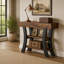 Table console avec tablettes