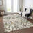 Machine Washable Indoor/Outdoor Cicel ACN1153 Ivory-100248194