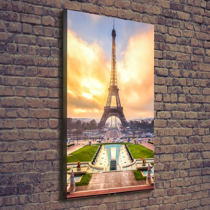 Eiffel Tower Paris - Wrapped Canvas Print