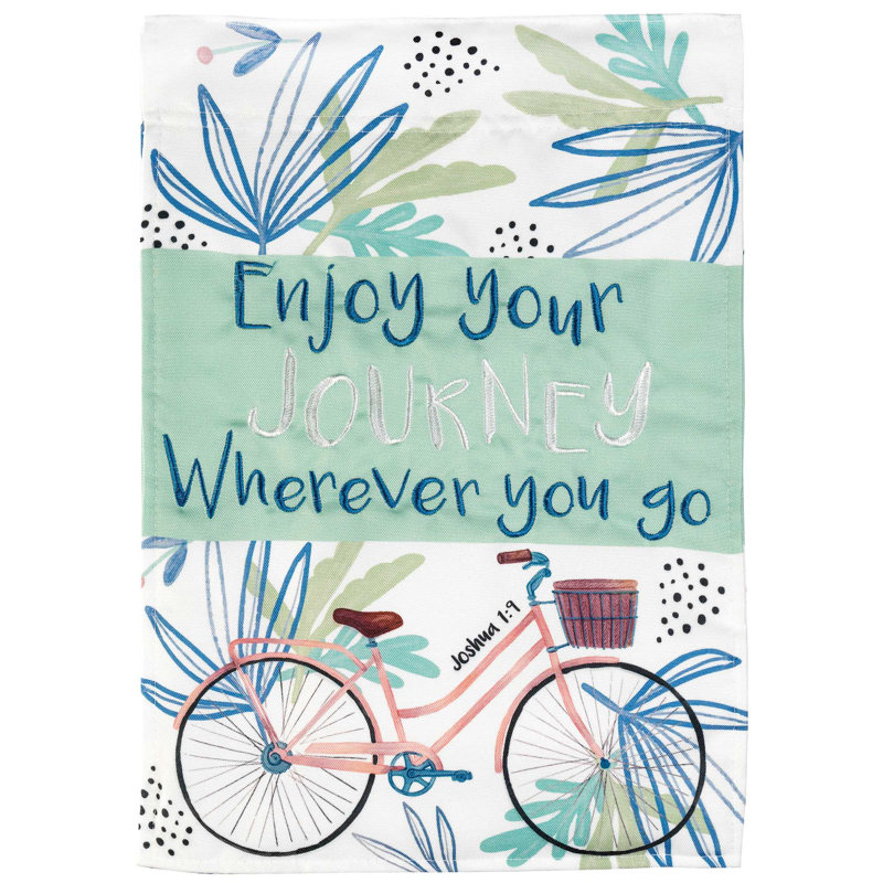 Drapeau de jardin en polyester 18 x 13 po