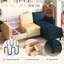 Canapé rembourré 73,6 po avec repose-pieds Roshod-531908648