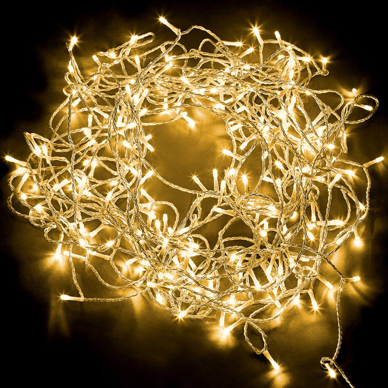 NETTA Fairy String Lights with Clear Cable and 8 Different Modes - 100 LED / 10M Lit-Length