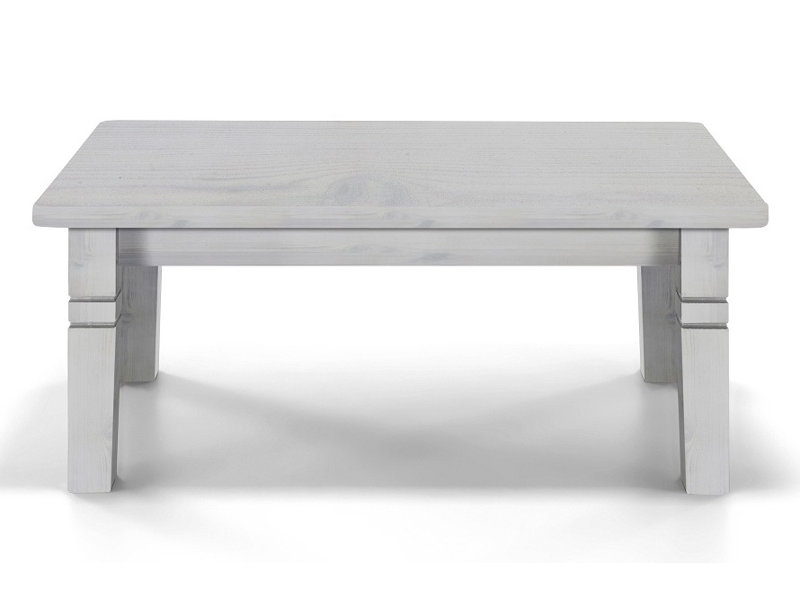 Hoboken Four Leg Coffee Table, White, White