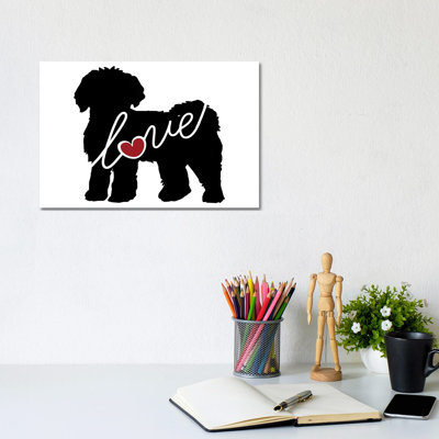 Mini Labradoodle Goldendoodle by Traci Anderson - Wrapped Canvas Gallery-Wrapped Canvas Giclée