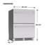 Zephyr Presrv 24" Dual Zone Refrigerator Drawers