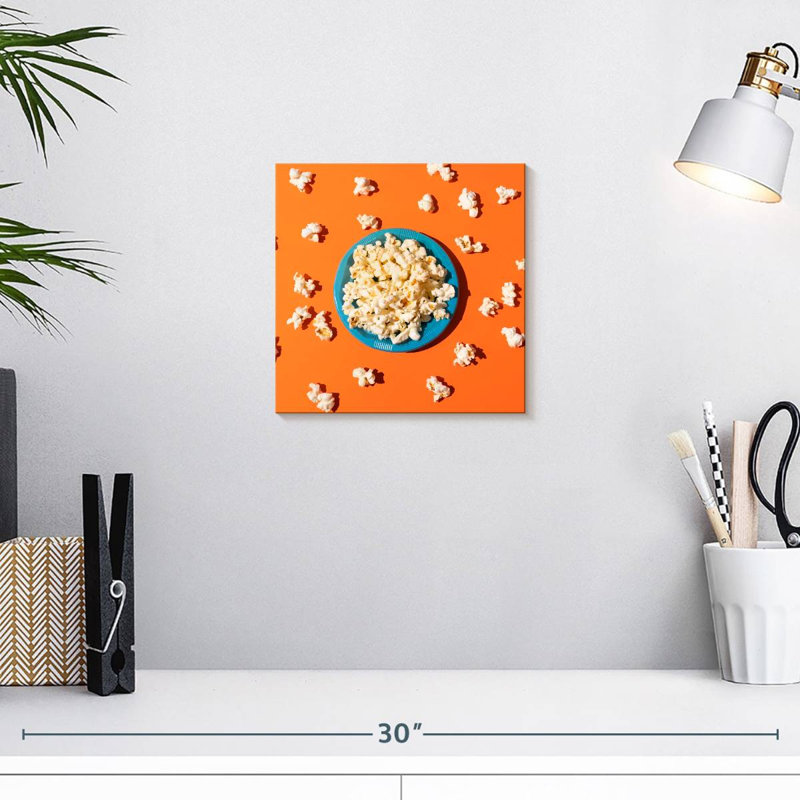 Assiette à maïs soufflé Yarlin, H 10 po x l 10 po