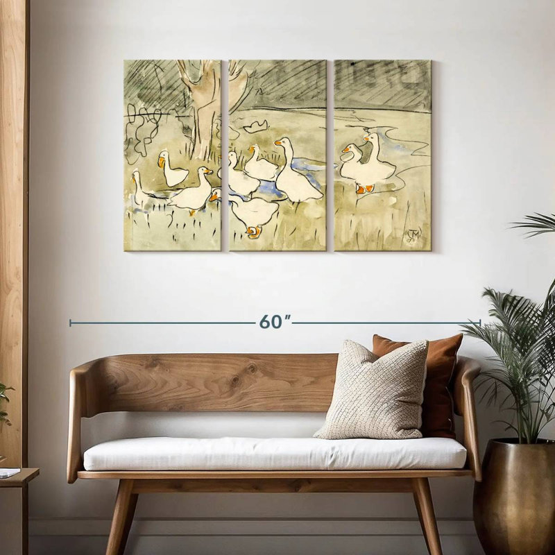 Brampt Classic Ducks, 28" H x 45" W
