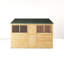 Mercia 10 X 8 Woodsman Shiplap Apex Shed (Glass)