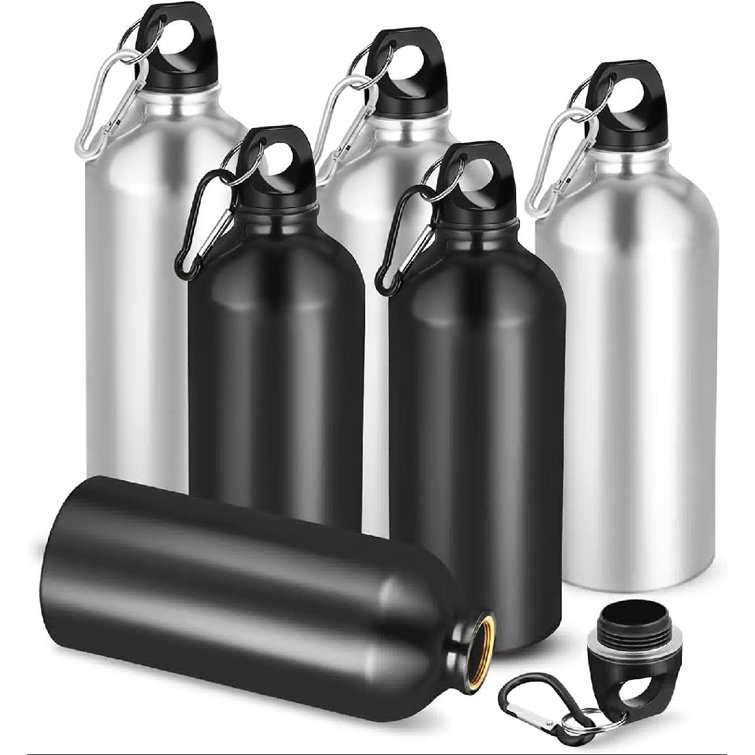 10 Pcs 20 oz Aluminum Water Bottle,Lightweight Reusable, with Twist Cap  Buckle