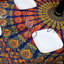 Tapisserie en coton sanganer mandala peacock-529577654-529577655