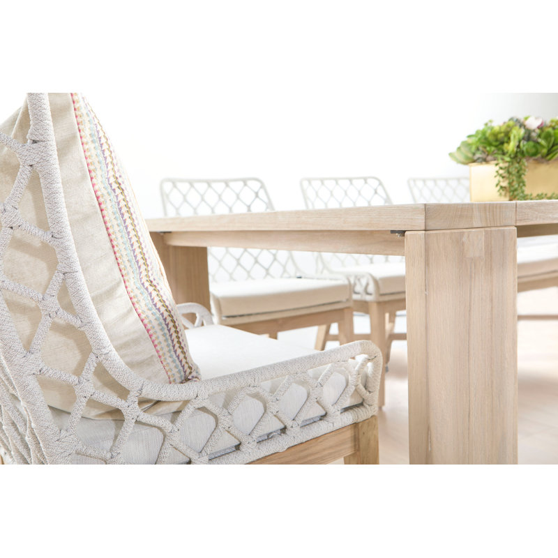 Chaise d'appoint de patio avec coussin Paulsen