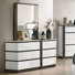 Commode double l 6,25 po avec miroir Lightfod