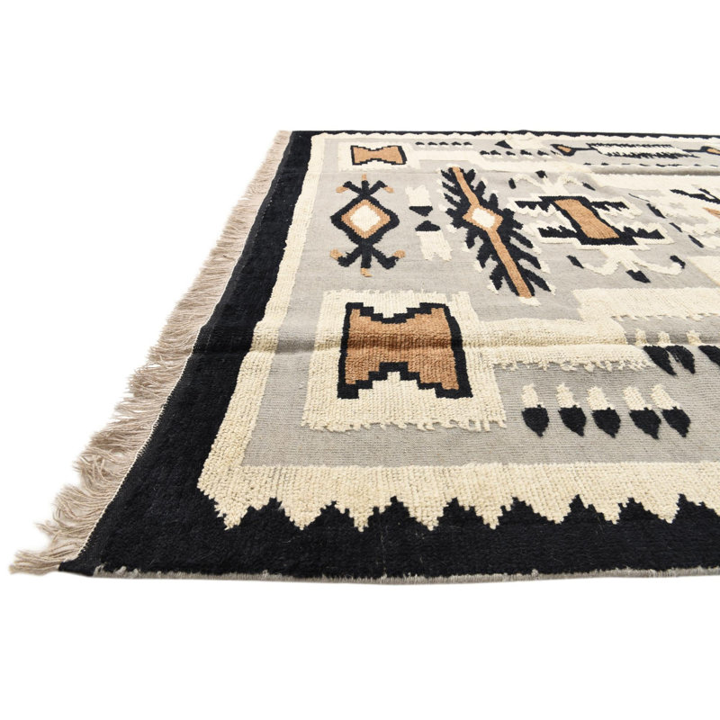 Tapis gris 8 x 11 Pettaway