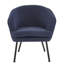 Fauteuil demi-tonneau en velours côtelé Corduroy-130138647