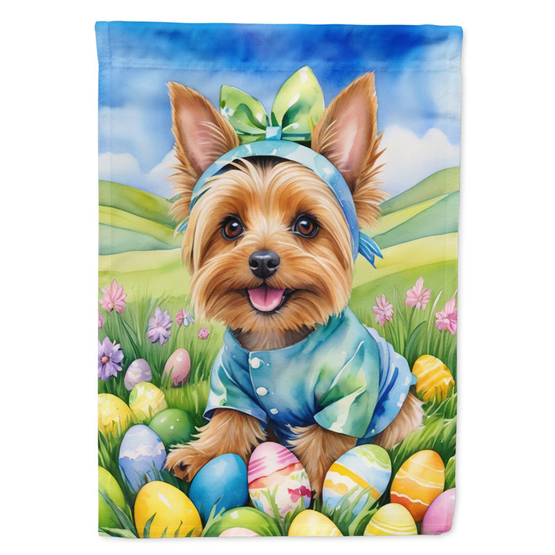 Easter Egg Hunt Double Sided 40'' H x 28'' W Polyester Easter House Flag