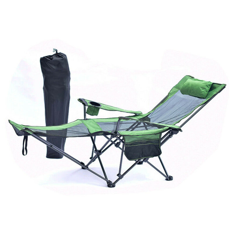 Chaise de camping inclinable Kelston, Vert