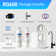   Système de filtration d'eau par osmose inverse iSpring RO600-ORB, débit rapide 600 GPD, robinet noir huilé, rapport pur / drain 2,5: 1