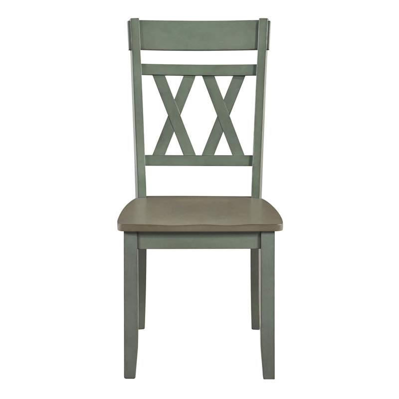Chaises d'appoint au design moderne 2pc, Sarcelle
