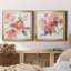 Coral Blush I - 2 pièces, peinture sur toile encadrée-253154722-253154721