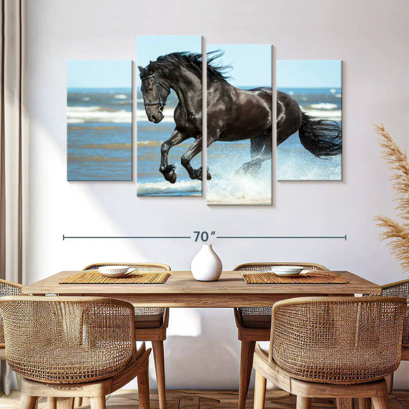 Brampt Friesian By The Beach