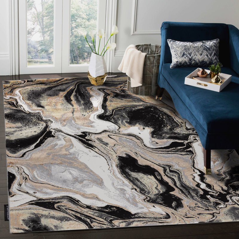 Abstract Area Rug, Rectangle 180 x 270cm