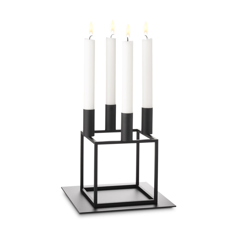 Kubus Candelabra, Black